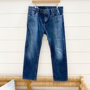 Banana Republic Straight Leg Indigo Jeans Size 35W x 30L